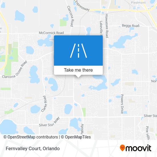 Fernvalley Court map