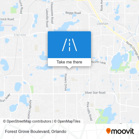 Mapa de Forest Grove Boulevard