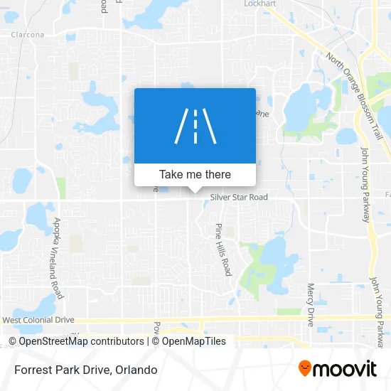 Forrest Park Drive map