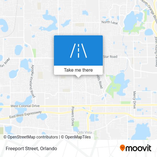 Mapa de Freeport Street