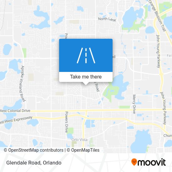 Mapa de Glendale Road
