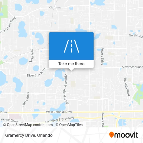 Gramercy Drive map