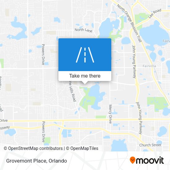 Mapa de Grovemont Place