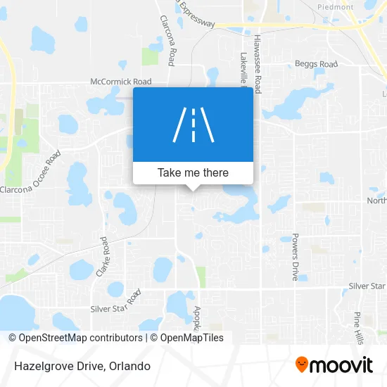 Hazelgrove Drive map
