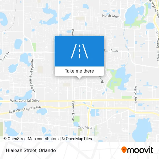 Hialeah Street map
