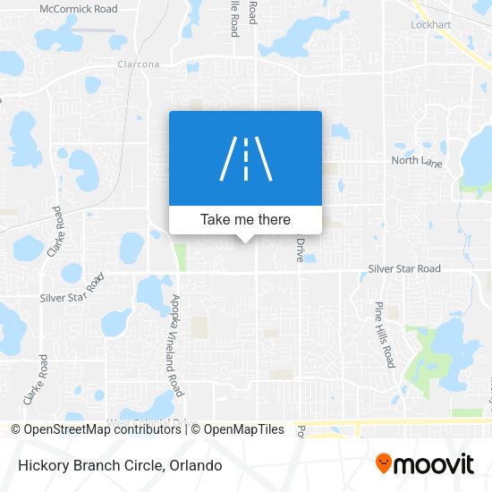 Hickory Branch Circle map
