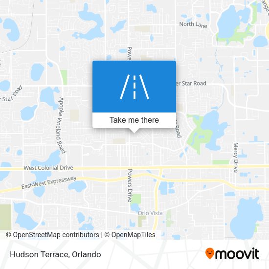 Mapa de Hudson Terrace