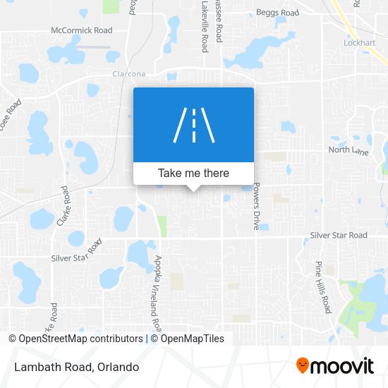 Mapa de Lambath Road