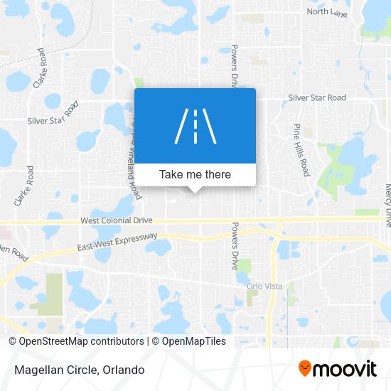 Mapa de Magellan Circle