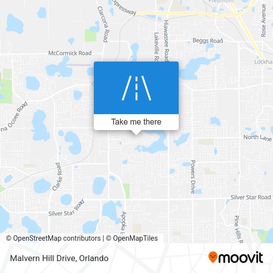 Mapa de Malvern Hill Drive