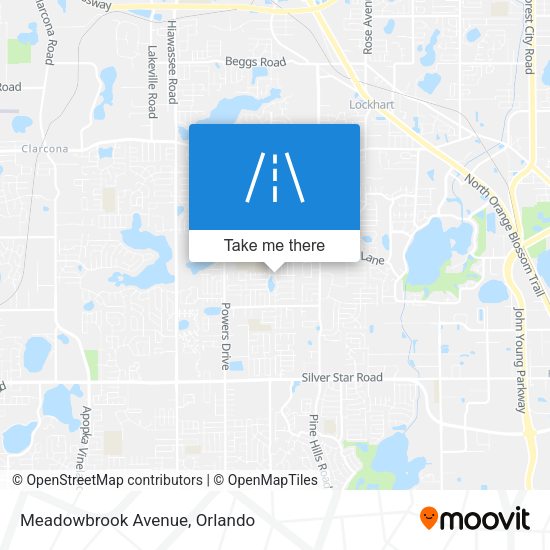 Mapa de Meadowbrook Avenue