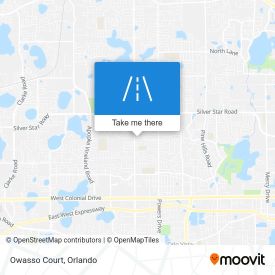 Mapa de Owasso Court