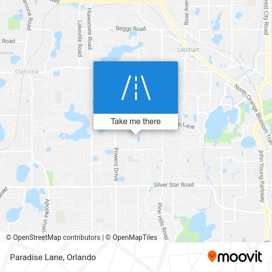 Mapa de Paradise Lane