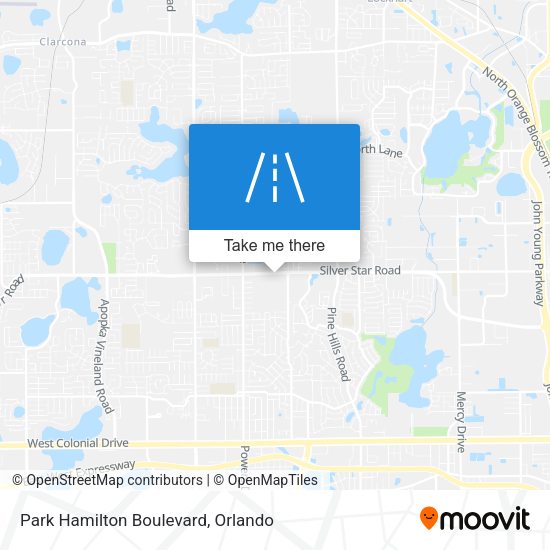 Mapa de Park Hamilton Boulevard