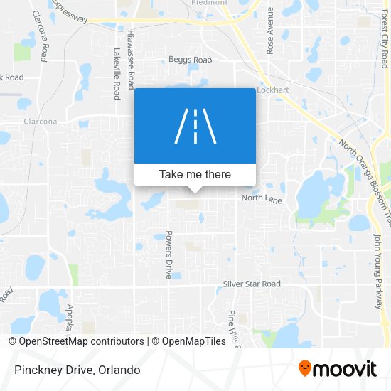 Mapa de Pinckney Drive