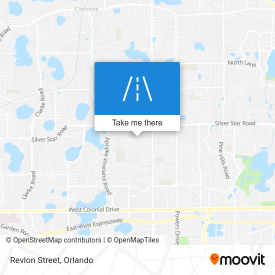 Revlon Street map