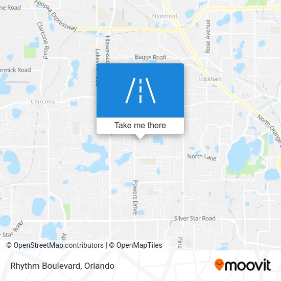 Rhythm Boulevard map