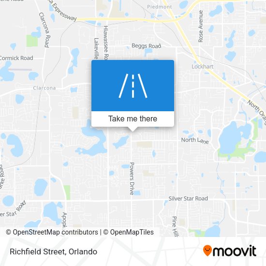 Mapa de Richfield Street
