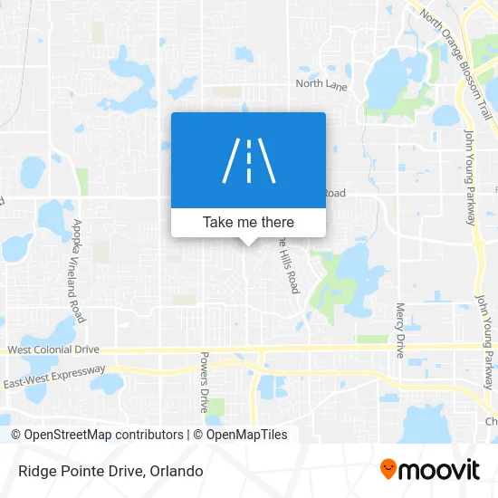 Ridge Pointe Drive map