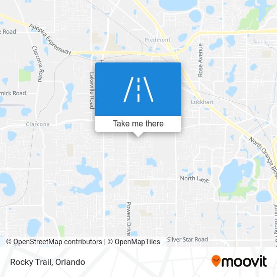 Mapa de Rocky Trail