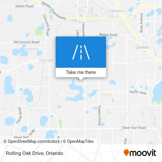 Rolling Oak Drive map