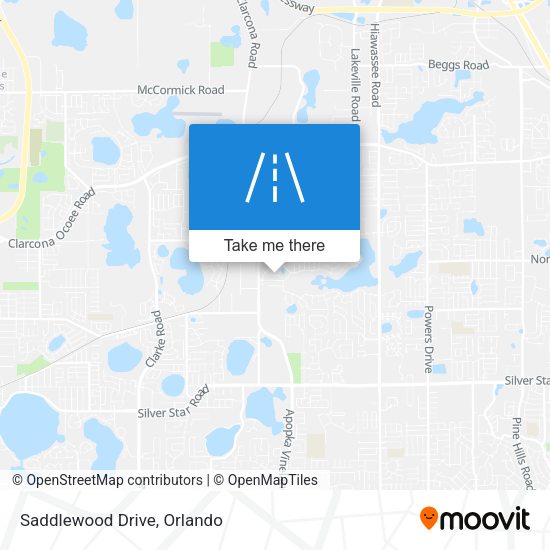 Mapa de Saddlewood Drive