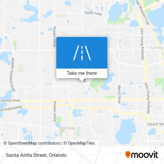 Mapa de Santa Anita Street