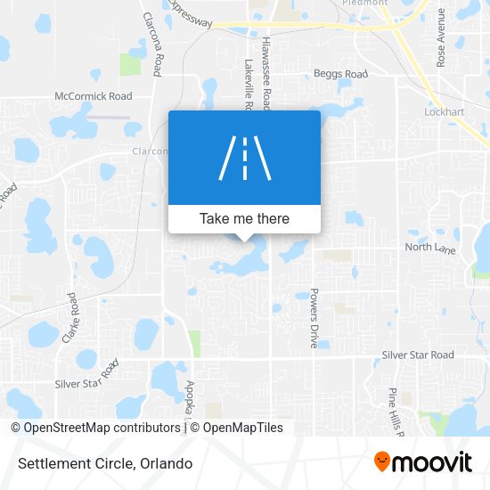 Mapa de Settlement Circle