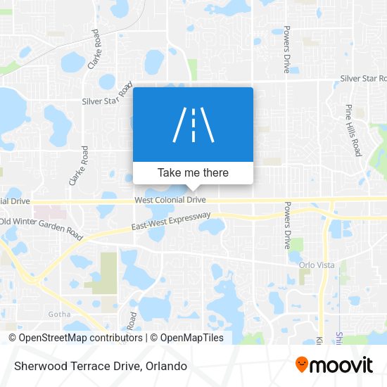 Mapa de Sherwood Terrace Drive