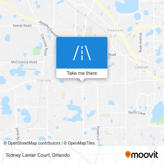Sidney Lanier Court map
