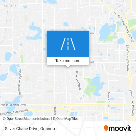 Silver Chase Drive map