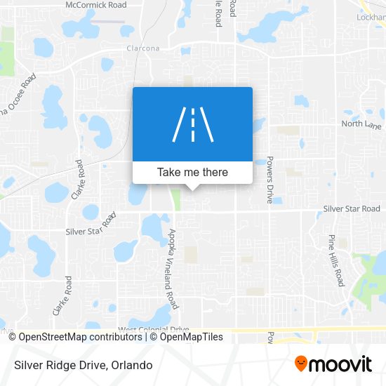 Mapa de Silver Ridge Drive