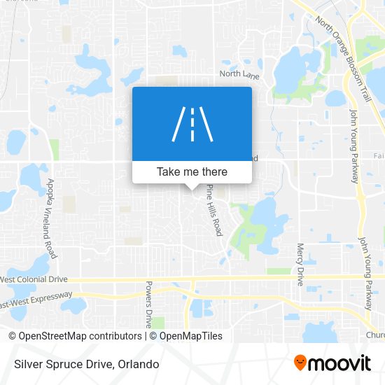 Mapa de Silver Spruce Drive