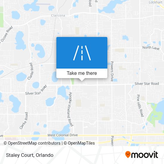 Mapa de Staley Court