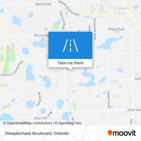 Steeplechase Boulevard map
