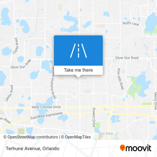 Terhune Avenue map