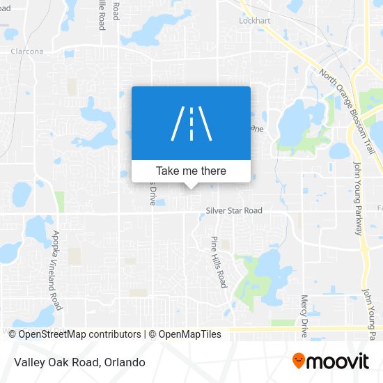 Valley Oak Road map