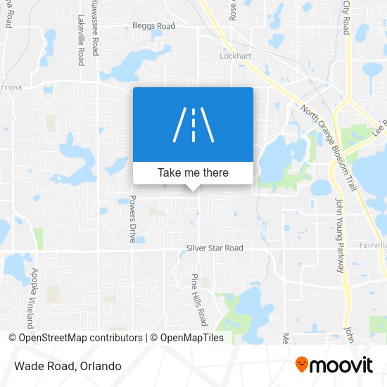 Mapa de Wade Road
