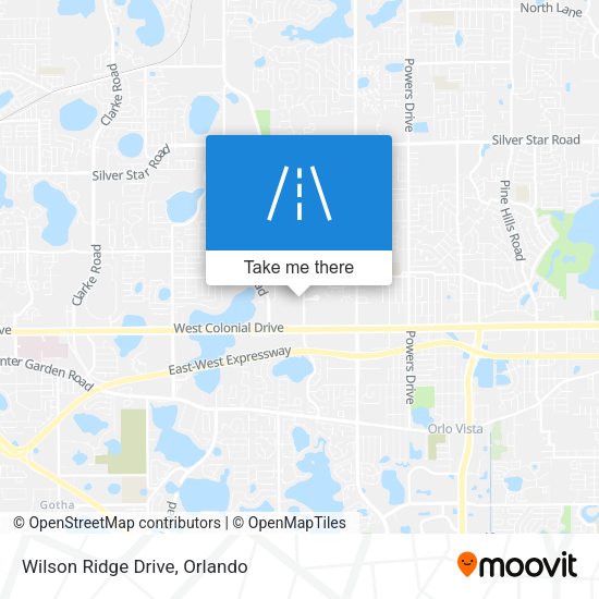 Wilson Ridge Drive map
