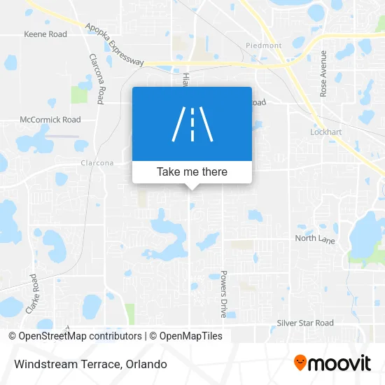 Windstream Terrace map