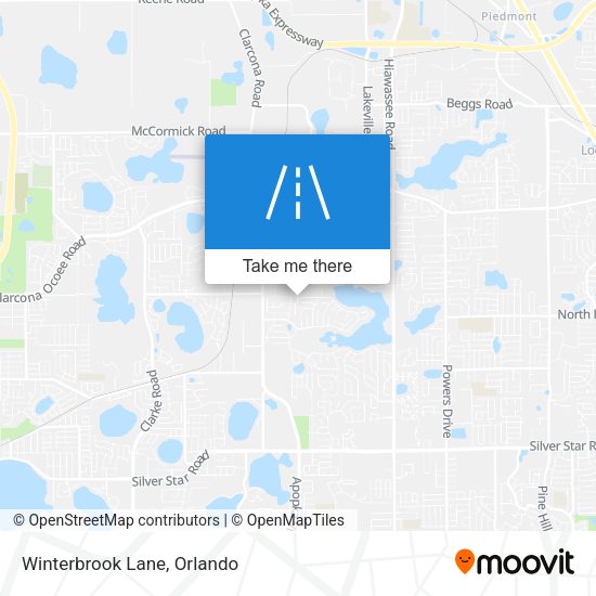 Mapa de Winterbrook Lane