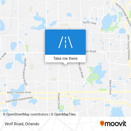 Mapa de Wolf Road