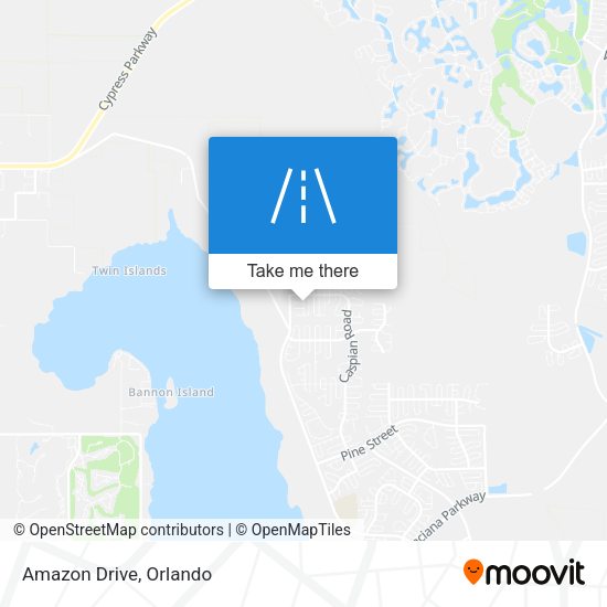 Amazon Drive map