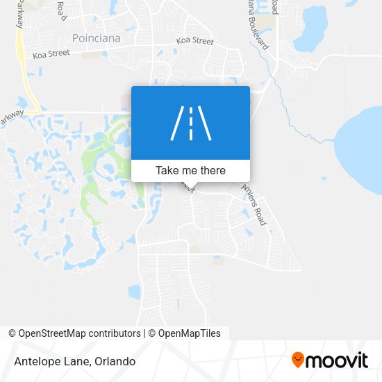 Mapa de Antelope Lane