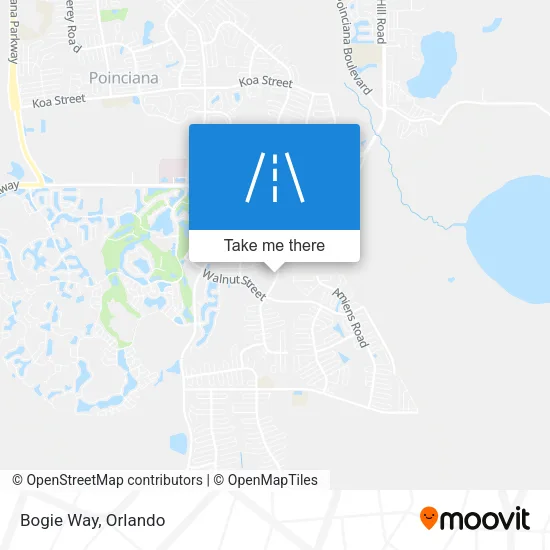 Bogie Way map