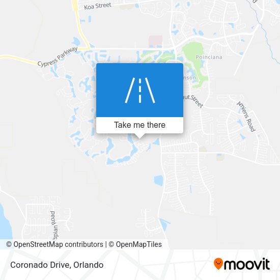 Mapa de Coronado Drive