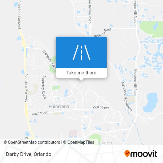 Darby Drive map