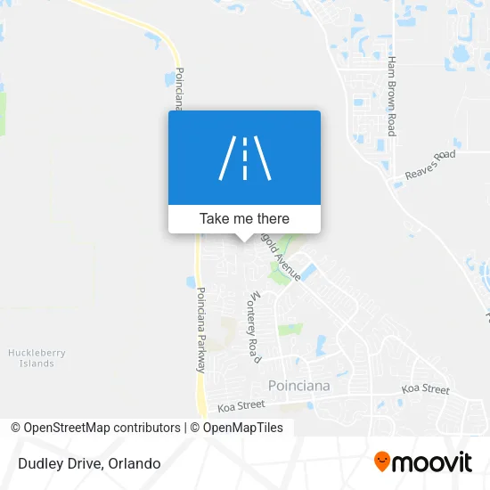 Dudley Drive map