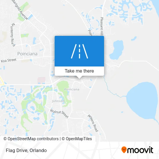 Flag Drive map