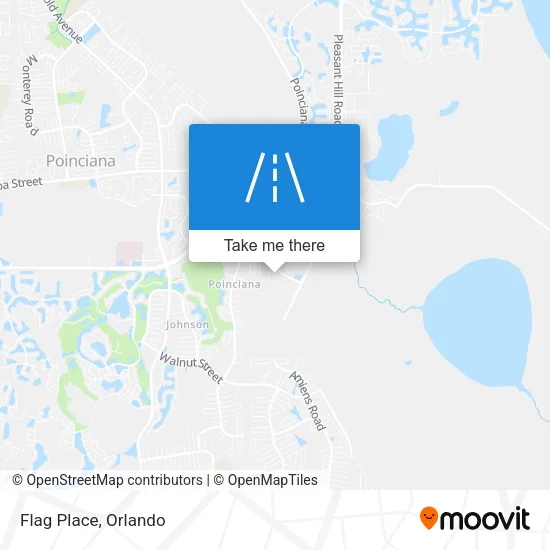 Flag Place map